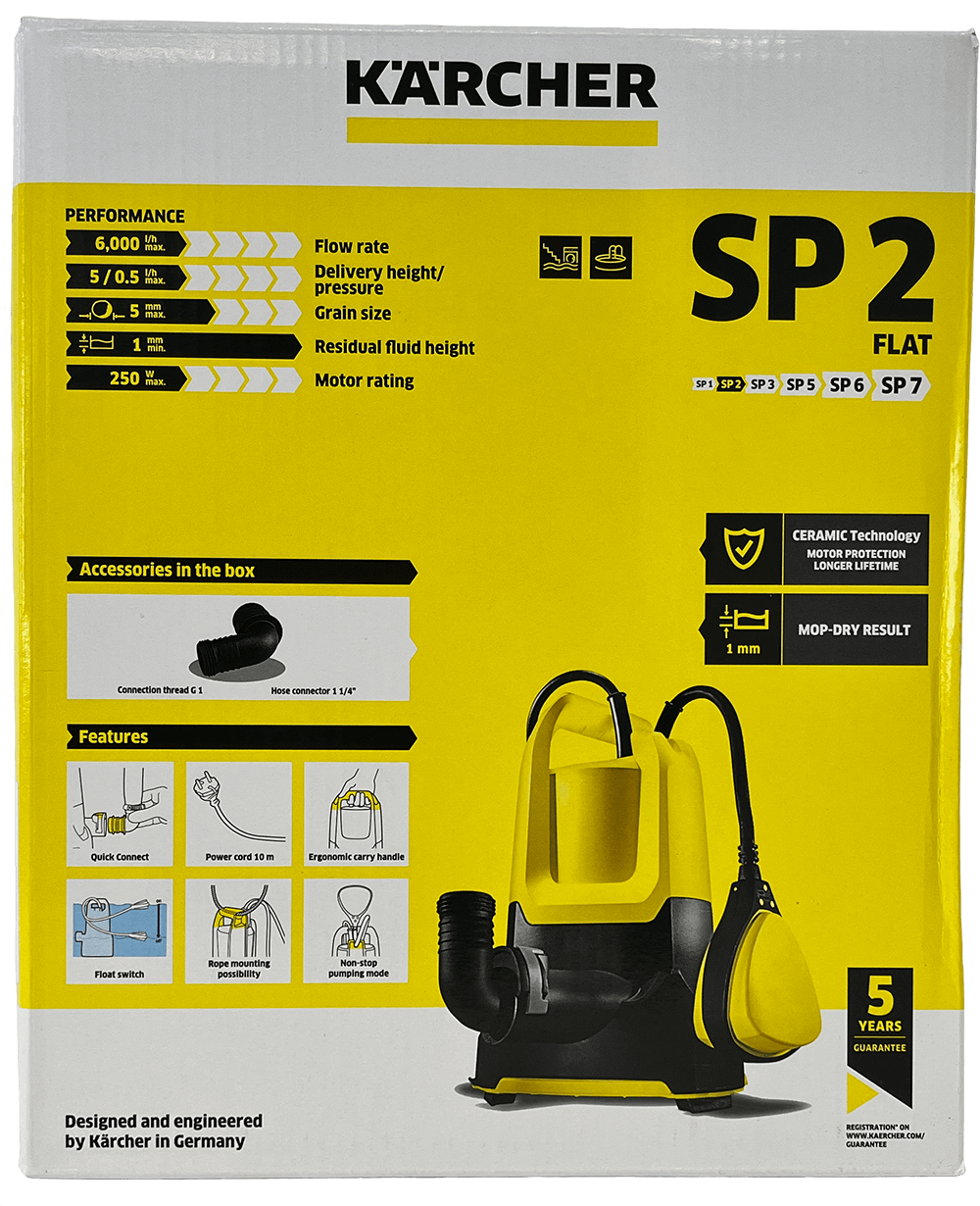  Bomba submersível Kärcher SP2 Flat